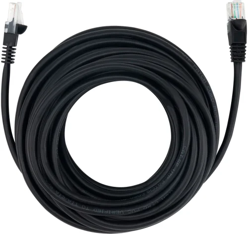 Патч-корд Buro UTP 4 пары cat.5E CCA molded 10м черный RJ-45 (m)-RJ-45 (m) (1645950) (1645950#MLN)