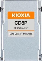 Серверный твердотельный накопитель/ KIOXIA SSD CD8P-V, 12800GB, U.2(2.5" 15mm), NVMe 2.0, PCIe 5.0 x4, TLC, R/ W 12000/ 5500 MB/ s, IOPs 2000K/ 400K, TBW 70080, DWPD 3 (12 мес.) SIE (KCD8XPUG12T8)