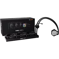 Водяное охлаждение для процессора/ Water Cooling System be quiet! PURE LOOP 2 360mm (280W, 360mm, Black, ARGB Pump/ Fans: 3x120mm, 59.6CFM, 36.8dBA, 2100RPM/ Pump height -mm, -dBA, 5500RPM, Rad thickn (BW019)