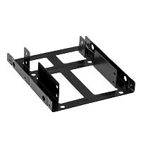 Exegate EX292544RUS Салазки (переходник) ExeGate HD-22T3M металлические для установки 2xHDD/ SSD 2.5" в отсек 3.5"