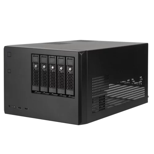 Корпус Silverstone G49CS351B000020 5-bay SAS-12G / SATA-6G hot-swappable high performance NAS chassis 5-bay SAS-12G / SATA-6G hot-swappable high performance NAS chassis фото 2