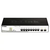 Коммутатор D-Link DGS-1210-10P/ F3A 8x1Гбит/ с 2SFP 8PoE 65W настраиваемый (DGS-1210-10P/F3A)