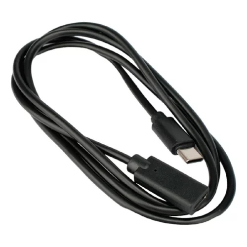 Cablexpert Кабель-удлинитель USB2.0 Type-C(М)/Type-C(F), 3А, 60Вт, PD/QC3.0, медь, Pro, 1м, черн,пак (CCP-USB2-CMCF-1M) фото 2
