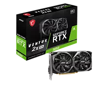 Видеокарта/ VGA MSI NVIDIA GeForce RTX 3050 VENTUS 2X XS 8G OC 8GB, GDDR6/128-bit, PCIe 4.0, 1xDVI-D, 1xHDMI 2.1, 1xDP, 2.3-slot