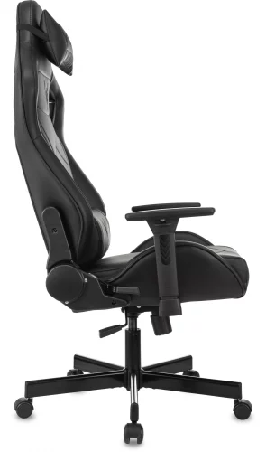 Кресло игровое Knight Gladiator черный экокожа с подголов. крестов. металл (KNIGHT GLADIATOR B) фото 8