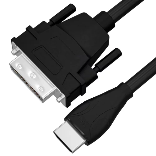 4PH Кабель 5.0m HDMI-DVI 19M / 25M, черный, двойной экран, 4PH-R90116