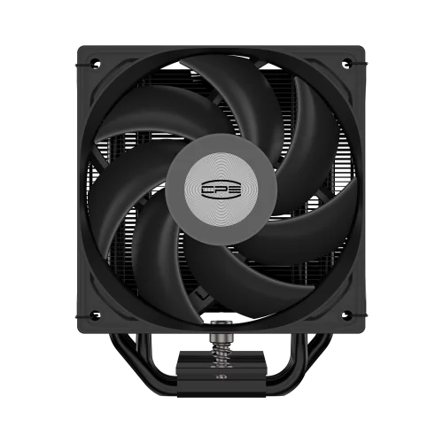 Кулер для процессора/ CPU Cooler PCCooler RT500 BK (240W, 4-pin PWM, LED temp., 152mm, Al/Cu, 5x6mm, 1x120mm, 73.32CFM, 34.9dBA, 2200RPM, S: 1851/1700/1200/115X, AM5/AM4, black)