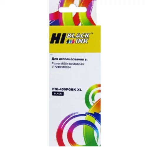Картридж Hi-Black HB-PGI-450XL-PGBk черный для Canon PIXMA iP7240/ MG6340/ MG5440 (15013810)