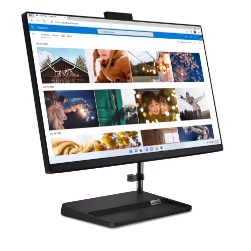 Моноблок Lenovo IdeaCentre AIO 3 24IAP7 23.8 FHD (1920x1080) IPS 250N, i5-13420H, 2x8GB DDR4-3200, 1TB SSD M.2, Intel UHD, WiFi6, BT, HD Cam, Wireless KB&Mouse, NoOS, Black, 1Y (F0GH01BPRK) фото 2