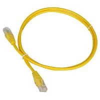 Патч-корд TWT RJ-45 1 м желтый (TWT-45-45-1.0-YL)