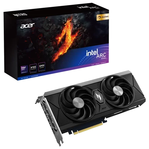 Видеокарта Acer B580 NITRO OC 12GB GDDR6 192bit 3xDP HDMI 2FAN RTL (DP.Z4BWW.P01)