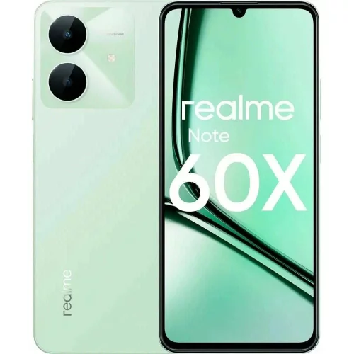 Смартфон Realme Note 60x 4+128 RMX3938 4+128 зеленый (RMX3938 NOTE 60X 4+12 WILDERNESS GREEN)