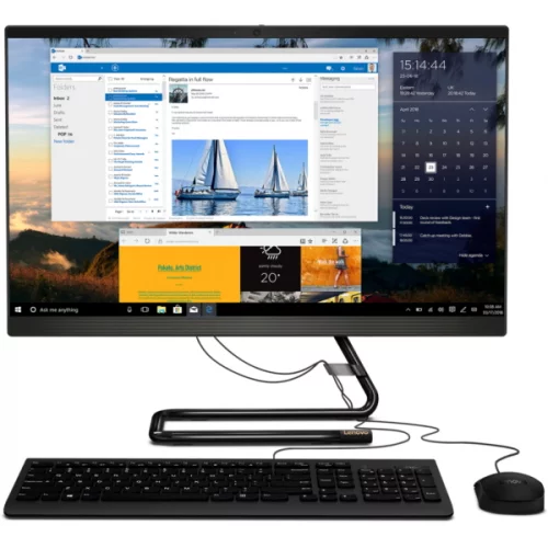 Моноблок Lenovo IdeaCentre AIO 3 24ARE05 23.8 FHD, Ryzen 7 4700U, 16GB, 512GB SSD, DVD-RW, WiFi, BT, Win10, черный [F0EW003DRK]