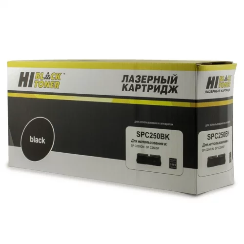 Картридж Hi-Black HB-SPC250Bk черный 2000 страниц для Ricoh Aficio SP C250DN/ C250SF/ C260/ C260/ C261SF (9896911)