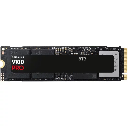 Твердотелльный накопитель SSD M.2 (PCI-E NVMe 2.0 Gen 5.0 x4) 8Tb Samsung 9100 PRO (R14800/ W13400MB/ s), 1year (MZ-VAP8T0BW)