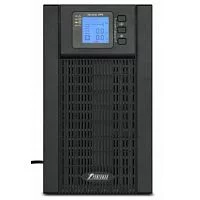 ИБП POWERMAN Online 3000, LCD, двойного преобразования, 3000ВА, 2700Вт, 3 евророзетки с резервным питанием, USB, RS232, слот SNMP, разъем EPO, батарея 12В 9Ач 6 шт., 285 х 445 х 570 мм., 28.6 кг./ UPS POWERMAN Online 3000, LCD, dual conversion, 3000VA, 27