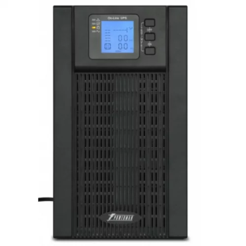 ИБП POWERMAN Online 3000, LCD, двойного преобразования, 3000ВА, 2700Вт, 3 евророзетки с резервным питанием, USB, RS232, слот SNMP, разъем EPO, батарея 12В 9Ач 6 шт., 285 х 445 х 570 мм., 28.6 кг./ UPS POWERMAN Online 3000, LCD, dual conversion, 3000VA, 27