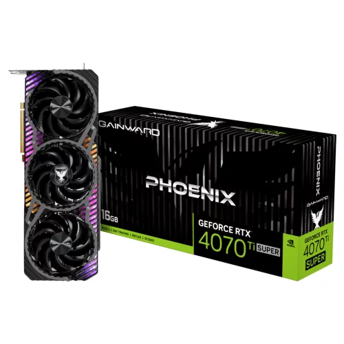 RTX4070Ti SUPER PHOENIX 16GB GDDR6X 256bit 3-DP HDMI (NED47TS019T2-1043X)