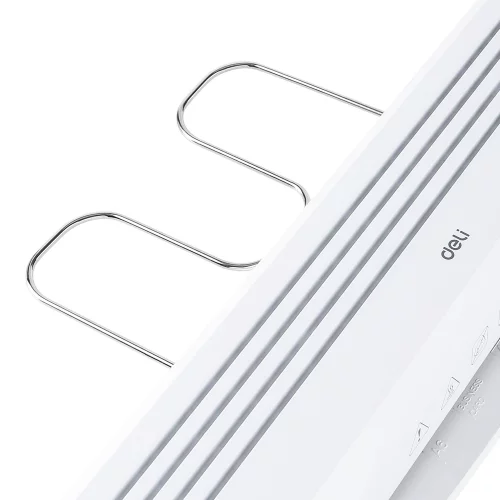 Ламинатор Deli E14378 белый A4 (80-125мкм) 32см/ мин лам.фото реверс фото 4