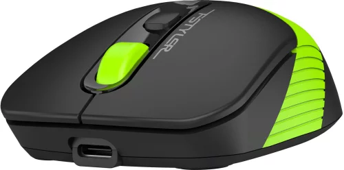 Мышь A4Tech Fstyler FG10CS Air черный/ зеленый оптическая (2000dpi) silent беспроводная USB для ноутбука (4but) (FG10CS AIR SPORTS GREEN) фото 7