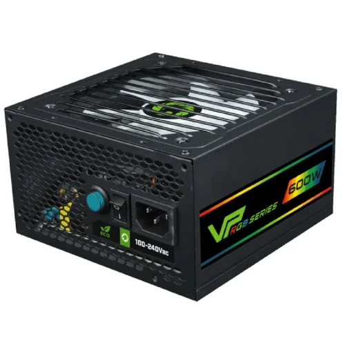 GameMax Блок питания ATX 600W VP-600-RGB 80+, Ultra quiet фото 3