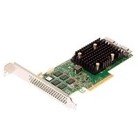 HBA-адаптер Broadcom 9500-16i SGL (05-50134-00 / 03-50134-00002) PCIe v4 x8 LP, Tri-Mode SAS/ SATA/ NVMe 12G HBA, 16port(2*int SFF8654), 3816 IOC, RTL (05-50134-00003 / 03-50134-00002)