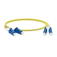 Патч-корд волоконно-оптический (шнур) Hyperline FC-D2-9-LC/ UR-LC/ UR-H-15M-LSZH-YL SM 9/ 125 (OS2), LC/ UPC-LC/ UPC, 2.0мм, duplex, LSZH, 15м (FC-D2-9-LC/UR-LC/UR-H-15M-LSZH-YL)