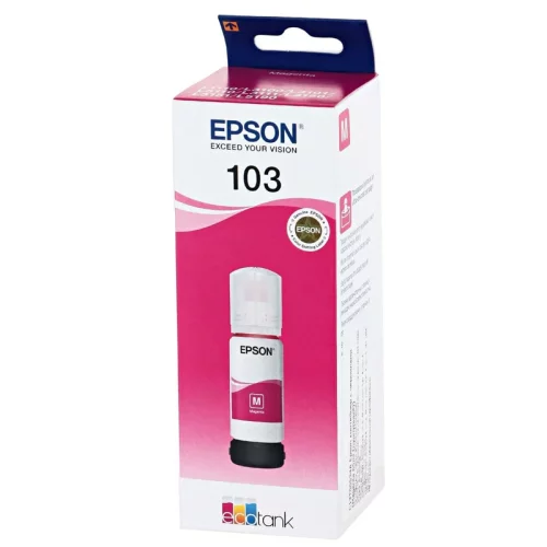 Чернила/ Чернила Epson 103 Magenta EcoTank для L1110/ L3100/ L3101/ L3110/ L3150/ L3151/ L3160/ L5190 Bulk With Chip (C13T00S34A) (OC-C13T00S34A)