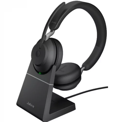 Гарнитура беспроводная/ Jabra Evolve2 65, Link380c UC Stereo Stand Black