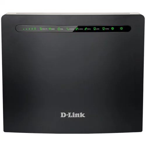 Маршрутизатор/ DWR-980 AC1200 Wi-Fi LTE Router, 1000Base-T WAN, 4x1000Base-T LAN, 2x3dBi detachable LTE antennas, 4x4dBi internal Wi-Fi antennas, SIM slot, 2xFXS+DSL+USB ports, VDSL2 support (DWR-980/4HDA1E)