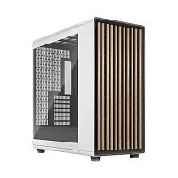 Корпус ПК без блока питания/ Case Fractal Design North XL TG Dark Tint, Full-Tower, 3x140mm, 2xUSB-A 3.2 + 1xUSB 3.2 Type-C E-ATX, ATX, mATX, mITX Wood panel, Chalk White (FD-C-NOR1X-04)