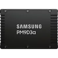 Твердотельный накопитель/ Samsung SSD PM9D3a, 15360GB, U.3(2.5" 15mm), NVMe, PCIe 5.0x4, 3D TLC, R/W 12000/6000MB/s, IOPs 2 000 000/350 000, TBW 28032, DWPD 1 (12 мес.) (MZWL615THBLF-00AW7)