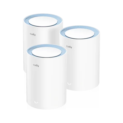 Wi-Fi Mesh-система/ AC1200 Wi-Fi Mesh Solution 3-Pack, Chipset MediaTek, Dual-Band, 867Mbps at 5GHz + 300Mbps at 2.4GHz, 802.11ac/a/b/g/n, 2 Fast Ethernet Ports, 2 internal antennas, MU-MIMO, DDNS,Zerotier/Wireguard/OpenVPN/IPSec (M1200(3-PACK))