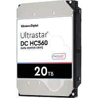HDD WD SATA 20Tb Ultrastar DC HC560 0F38785 7200 6Gb/ s 512Mb (WUH722020BLE6L4)