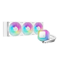 Система водяного охлаждения DEEPCOOL LE360 WH V2 LGA1851/1700/1200/115X/AM5/AM4 (6шт/кор,TDP 300W, ARGB Lighting, Anti-Leak edition, PWM, TRIPLE FAN, белый) RET (R-LE360-WHAMMN-G-2)