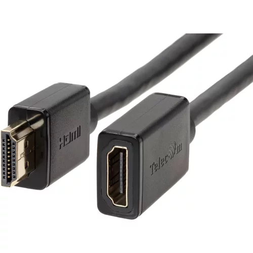 Кабель/ Кабель удлинительный HDMI-19M---HDMI-19F ver 2.0, 5m, Telecom <TCG-235MF-5M> (TCG235MF-5M)