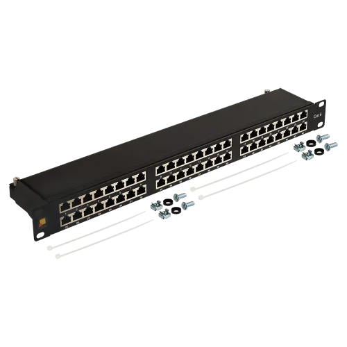 Патч-панель Lanmaster LAN-PPC48S6 19 1U 48xRJ45 кат.6 STP