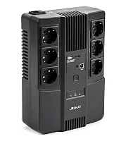 (8998) Бастион SKAT-UPS 600 AI 600ВА/ 360Вт/ Line-Interactive/ АКБ 7Ачх1/ 220В/ 6хSchuko/ 3 л.г