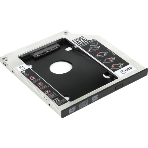 ORIENT Адаптер UHD-2SC9, для 2.5” SATA HDD для установки в SATA отсек оптического привода ноутбука 9.5 мм (30262)
