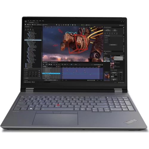 Ноутбук/ Lenovo ThinkPad P16 G2 16 WQUXGA (3840 x 2400) IPS 100%DCI-P3 800 nits, Intel i7-14700HX, 32GB DDR5, 1TB SSD, NVIDIA RTX™ 2000 Ada 8GB, Intel® Wi-Fi 6E, 1080P FHD RGB Cam, 94Wh, Backlit Keys, Win 11 Pro, ( EN_kbd , 3pin (21FA0051US)