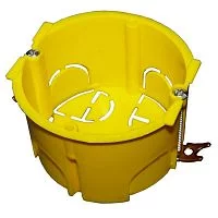 Коробка розеточная TWT желтая (TWT-BX45X45-YL)