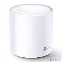 Точка доступа Wi-Fi TP-LINK Deco X20(1-pack) AX1800 Домашняя Mesh Wi-Fi 6 система, 1 устройство (052294)