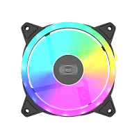 Кулер для корпуса/ Case Cooler PCCooler F3 T120 ARGB BK 3IN1 (120x120x25mm, 4-pin PWM, ARGB, 46CFM, 21.6dBA, 1800RPM, Black, 3pcs)