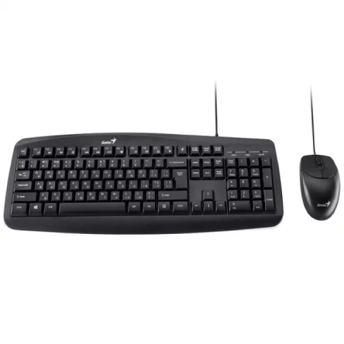 Клавиатура и мышь Genius Smart KM-200 Only Laser, Wired, USB, 1000dpi, 3but (31330003416)