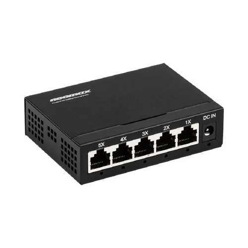 NEOMAX неуправляемый коммутатор NMS-105P-1000-S, 5 портов 1000 Mbps, металл фото 2