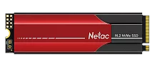 Netac SSD N950E Pro 1TB PCIe 3 x4 M.2 2280 NVMe 3D NAND, R/ W up to 3350/ 2800MB/ s, TBW 800TB, 1024MB DRAM buffer, with heat sink, 5y wty (NT01N950E-001T-E4X)