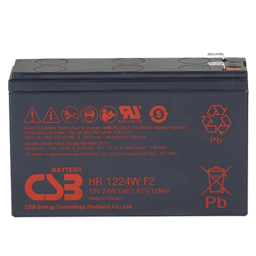 CSB Аккумуляторная батарея для ИБП (12V/ 6Ah) (HR1224W F2 F1 CSB)