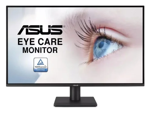 Монитор ASUS VA27AQ (27, 16:9, IPS, 1ms(MPRT), 2560x1440, 75Hz, 350cd, 1000:1, 178°/178°, VGA/HDMI/DP, 2*2W, Black)(90LM06G1-B01171)