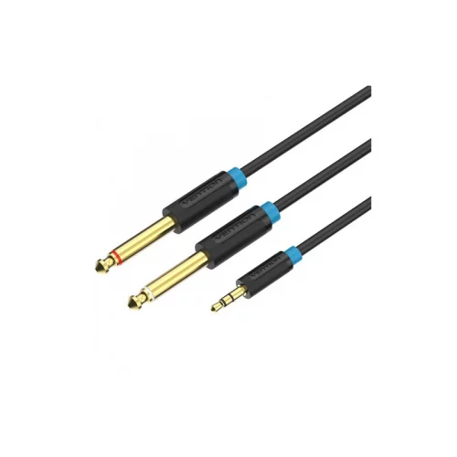 Кабель Vention аудио Jack 3,5 mm M/2Jack 6,5 mm M - 1 м (BACBF)