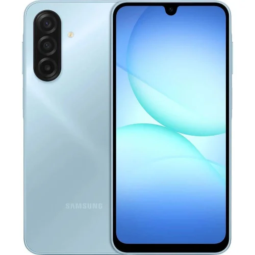 Смартфон Samsung SM-A175F Galaxy A17 256Gb 8Gb голубой моноблок 3G 4G 6.7 1080x2340 Android 15 50Mpix 802.11 a/ b/ g/ n/ ac NFC GPS GSM900/ 1800 GSM1900 (SM-A175FLBOCAU)
